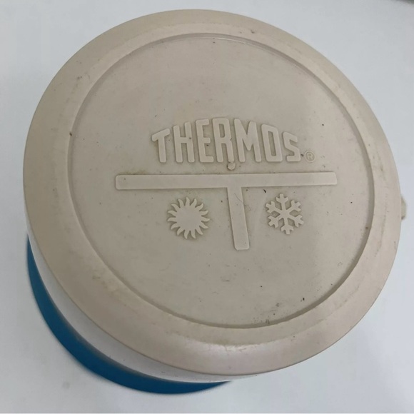 Vintage Bright Blue Thermos Narrow Neck 11.5” Model 25Q - Picture 7 of 8